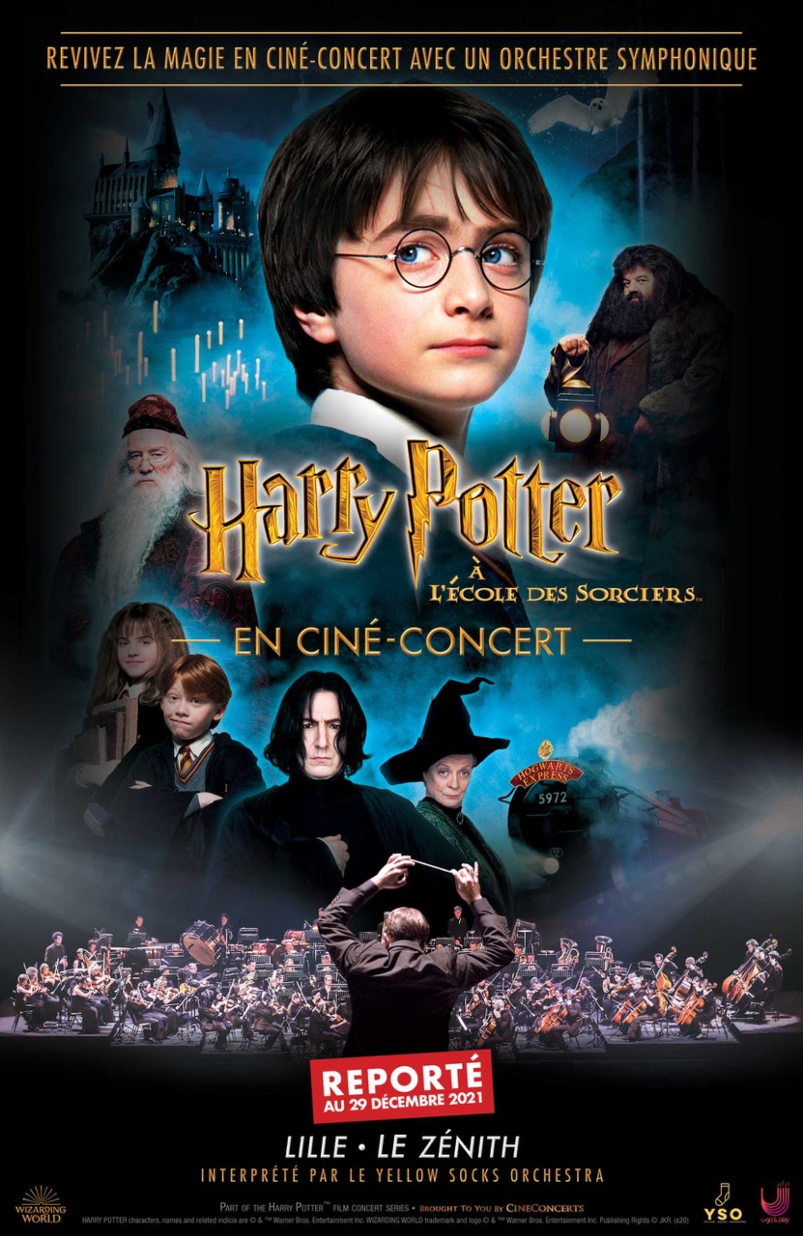 Harry Potter en ciné-concert (reporté le 29.12.21) - Zenith de Lille