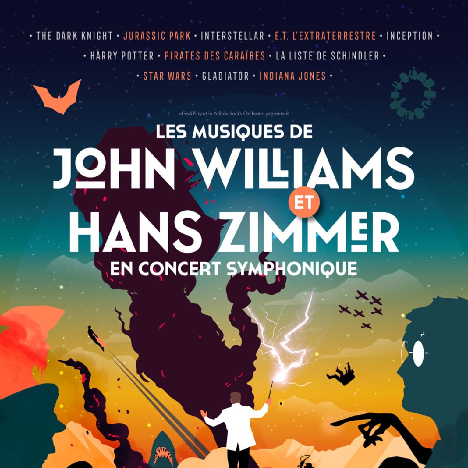Music by John Williams & Hans Zimmer in symphonic concert Zénith de Lille