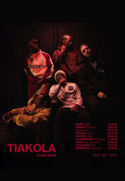 Tiakola - live band - dates - affiche