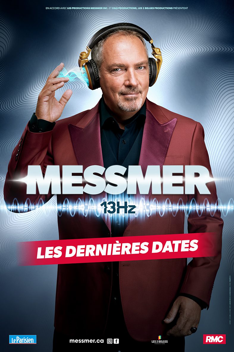 MESSMER 13Hz Tournee2027 Affiche Logos