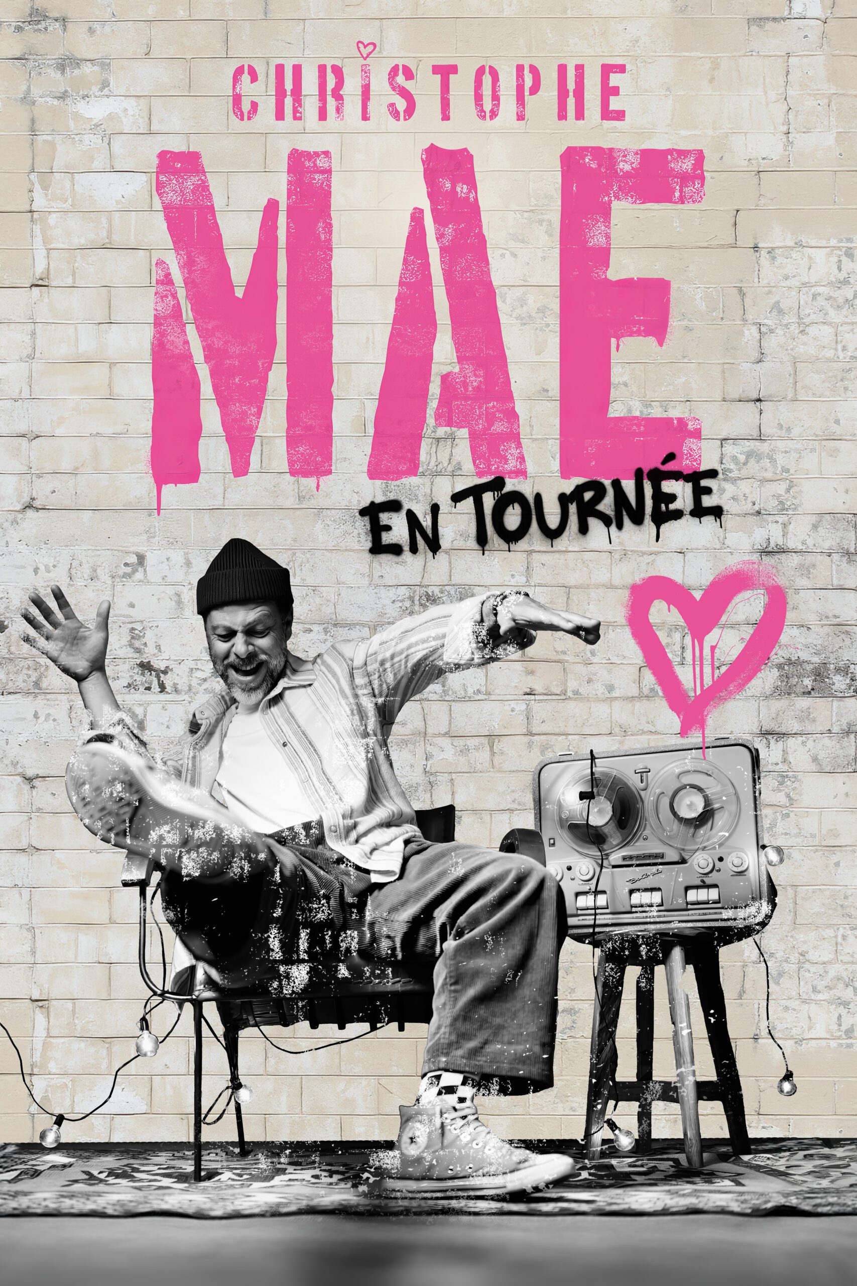 Christophe Mae 2026 affiche 40x60 web