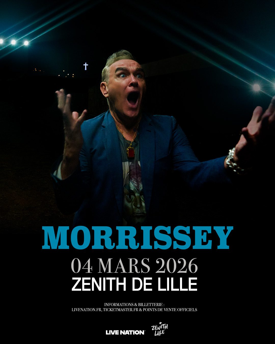 MORRISSEY Zénith de Lille, 4 mars 2026 [Carré]