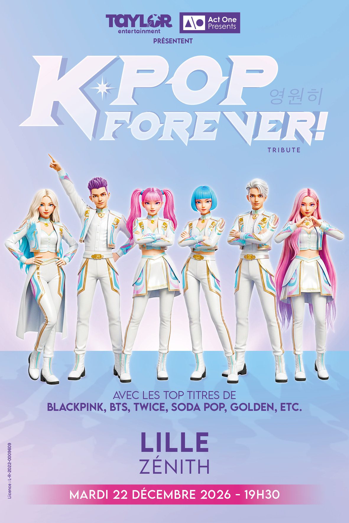 KPOP FOREVER LILLE Zénith 40x60