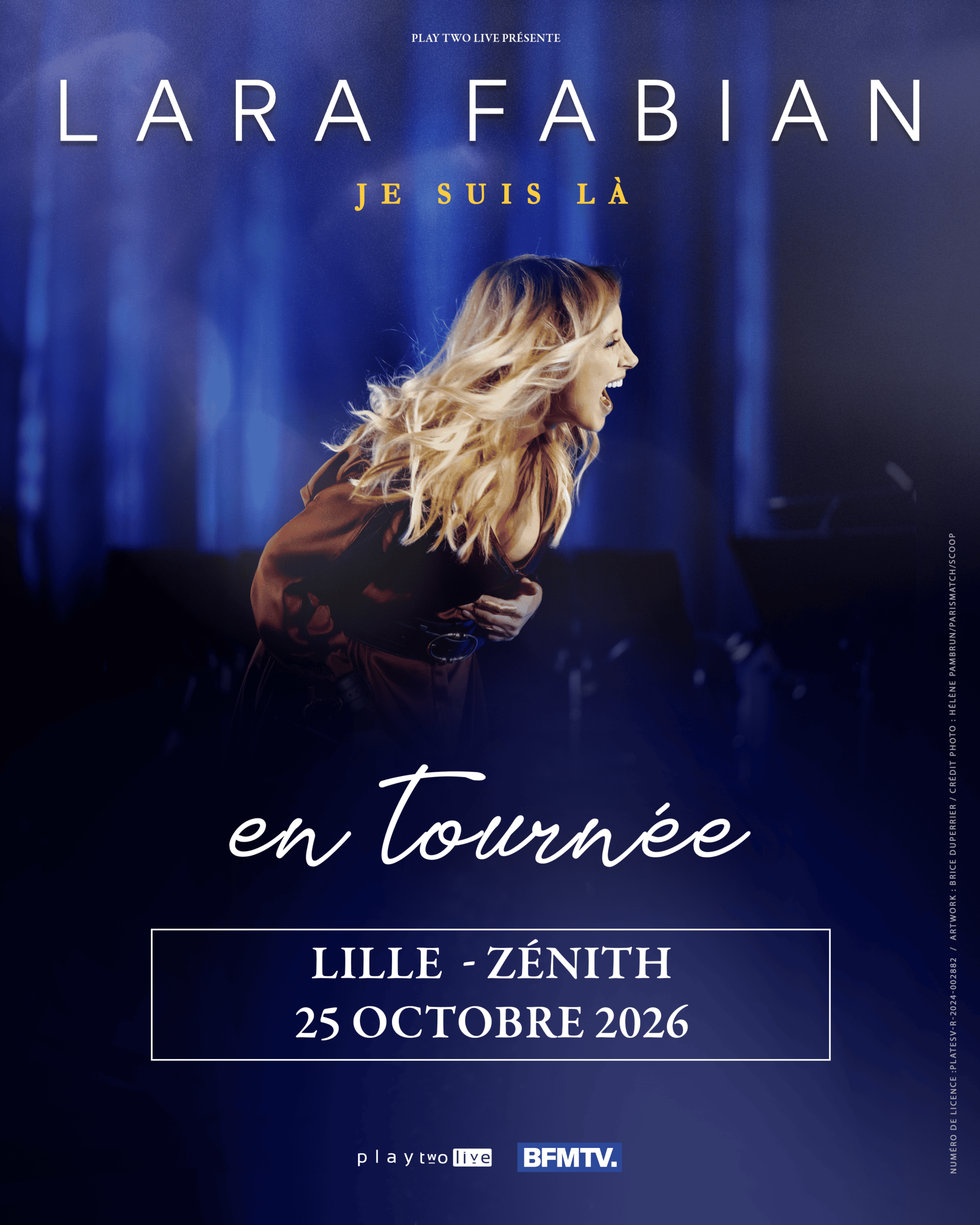 LARA FABIAN AFFICHE 2026 PORTRAIT