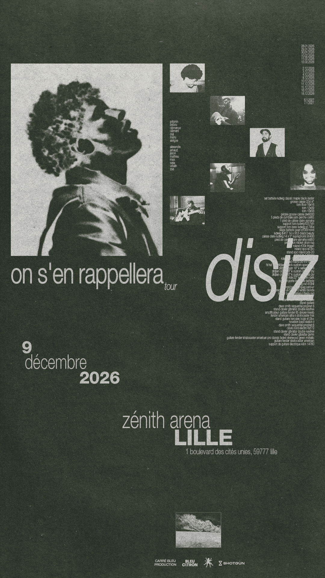 disiz tour 2026 declinaison salle final4