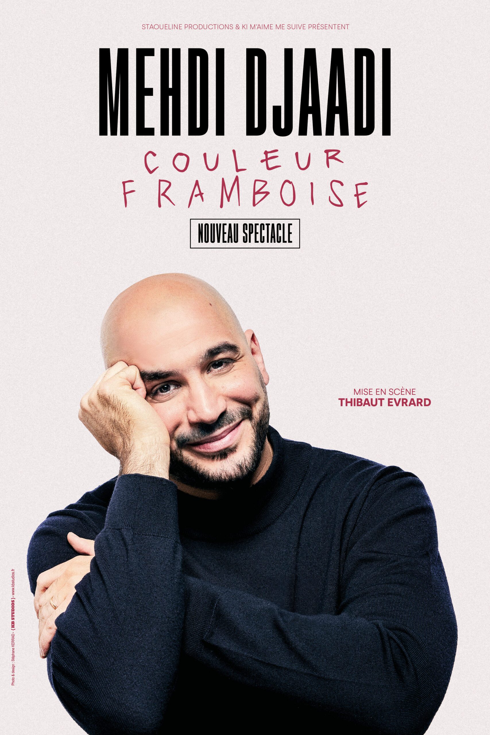 MEHDI POSTER 40X60 framboise V2 BD NEUTRE